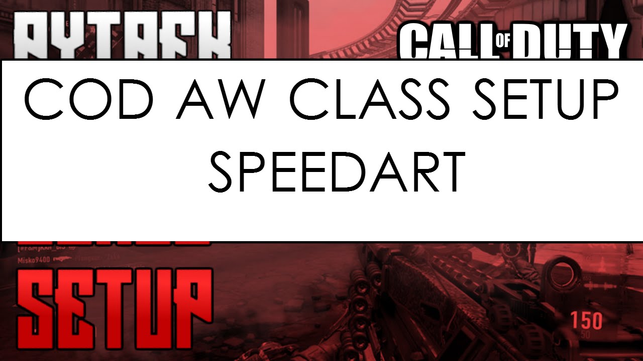 COD AW Class Setup Thumbnail Speedart | Pixlr! - YouTube