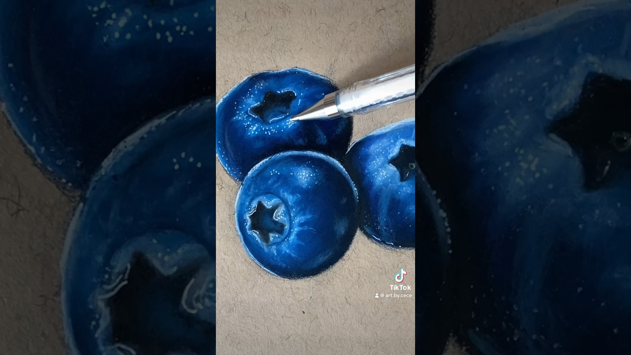 Draw Blueberries with Me 🫐 Part 2 | 
