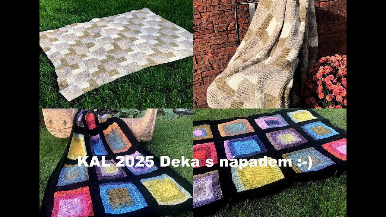 Pletený speciál 26  / KAL 2025 Deka s nápadem