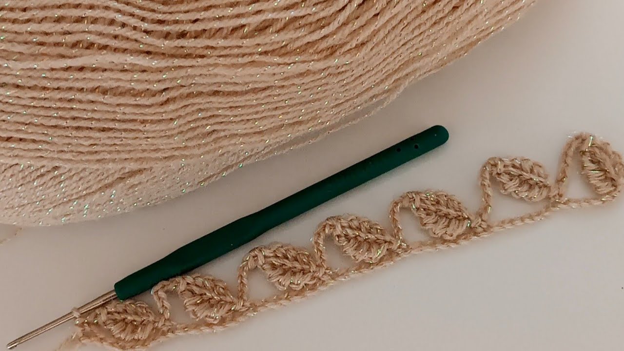 Новый дизайн крючком! Никто не верит, что этот шов всего 1 ряд