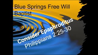 Consider Epaphroditus