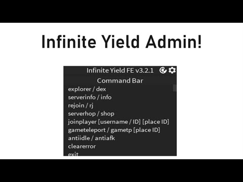 Infinite Yield Admin Showcase Roblox Exploiting Youtube