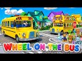 Wheels On The Bus | Zozzy Toons Nursery Rhymes #kids #kidssongs #funnyvideo #cartoonvideo 