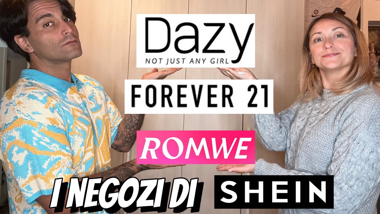 SHEIN ha aperto i NEGOZI Try on haul di LUCA - YouTube