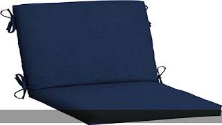 Arden Selections Outdoor Dining Chair Cushion 20 x 20, Sapphire Blue Leala