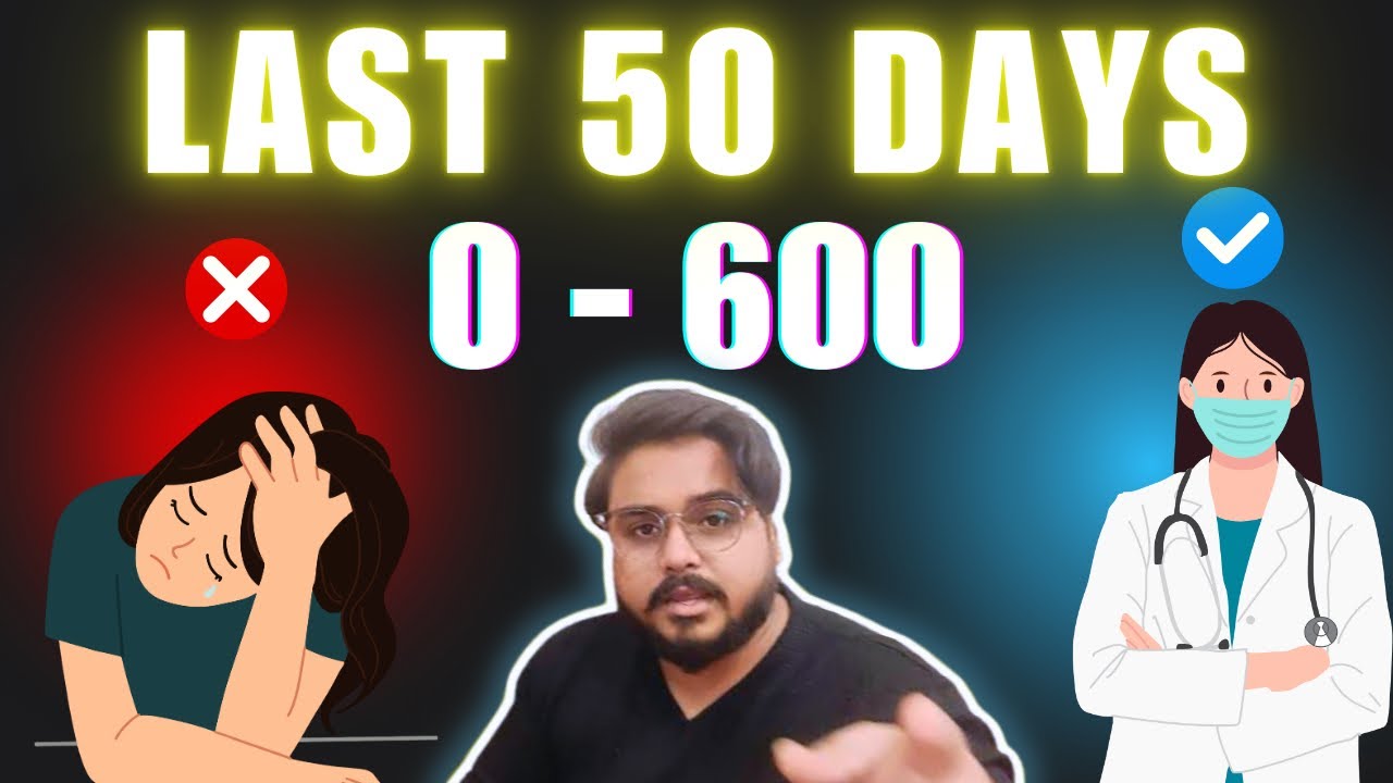 Last 50 Days Neet 2025 Score 650 In 50 Days Best Strategy Motivation ...