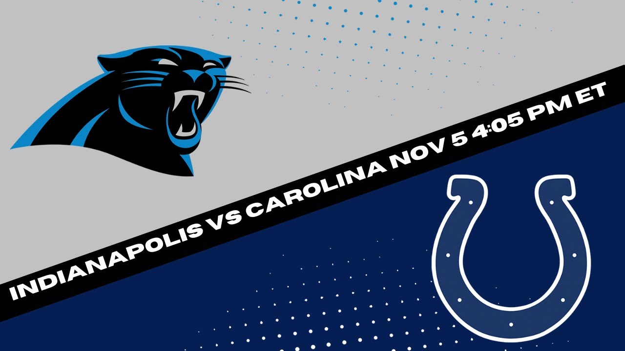 Photos: Colts vs Panthers in NFL Week 9 action at Bank of America ...