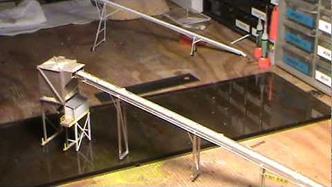 Chip Storage and Conveyer   N scale   Scratch Built 001