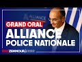 Ric zemmour chez alliance police nationale