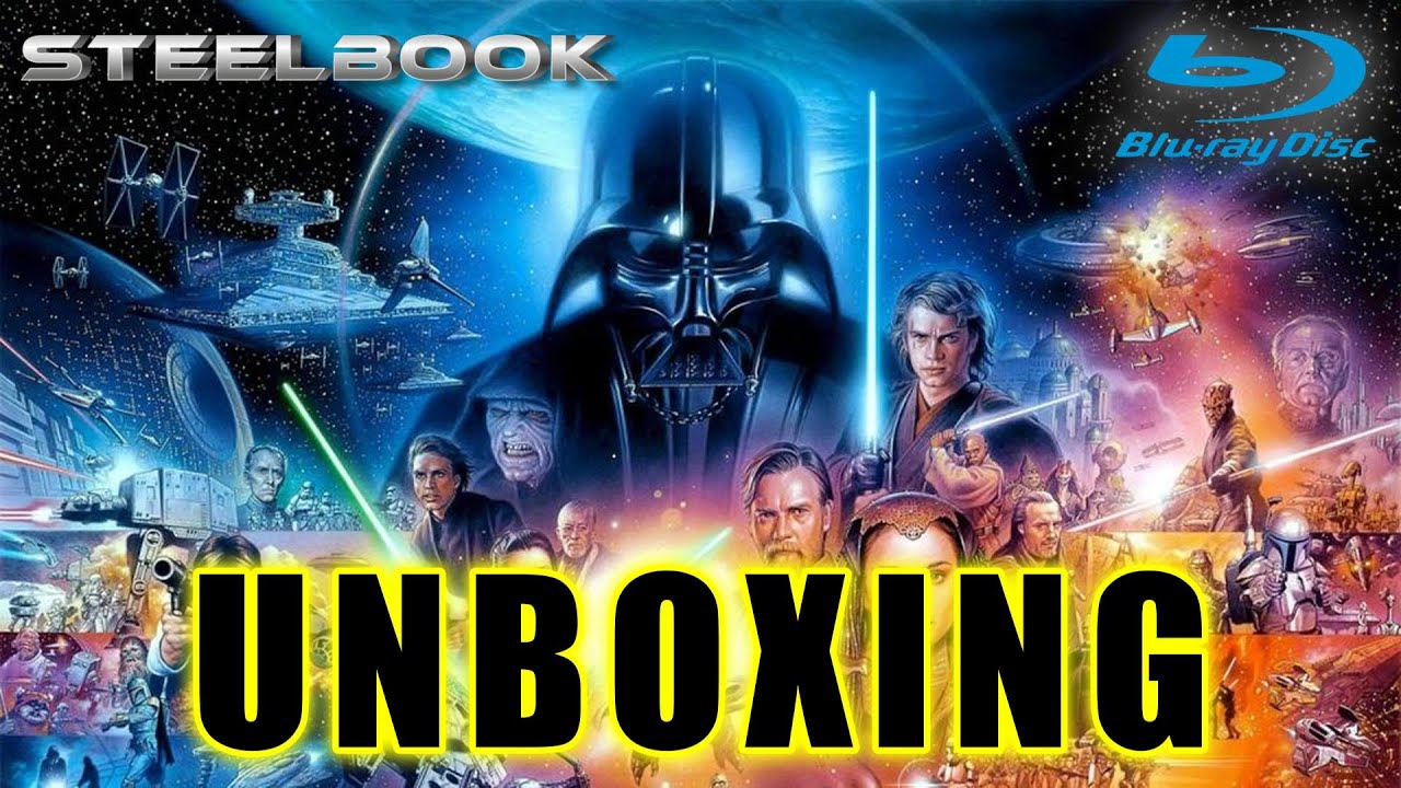 💿UNBOXING 'STAR WARS' Steelbook Blu-ray | Saga original