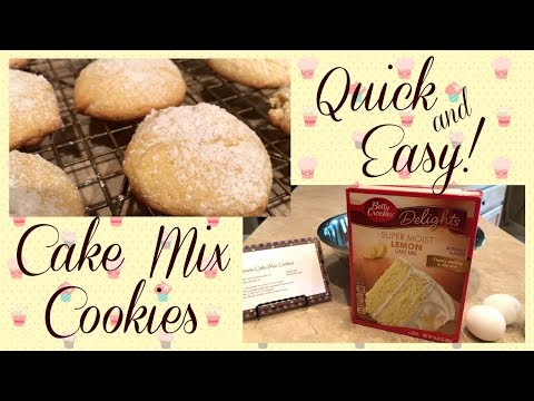 🍪 EASY Cake Mix Cookies