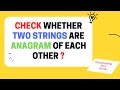 Anagrams | Java Coding Test Question-4 | #freshers