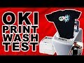 T-Shirt Wash Test (Oki White Toner  Printer and Forever Laser Dark Paper Wash Test Review)