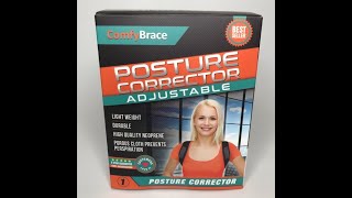 Comfy Brace Posture Corrector- Back Brace for Men or Women 