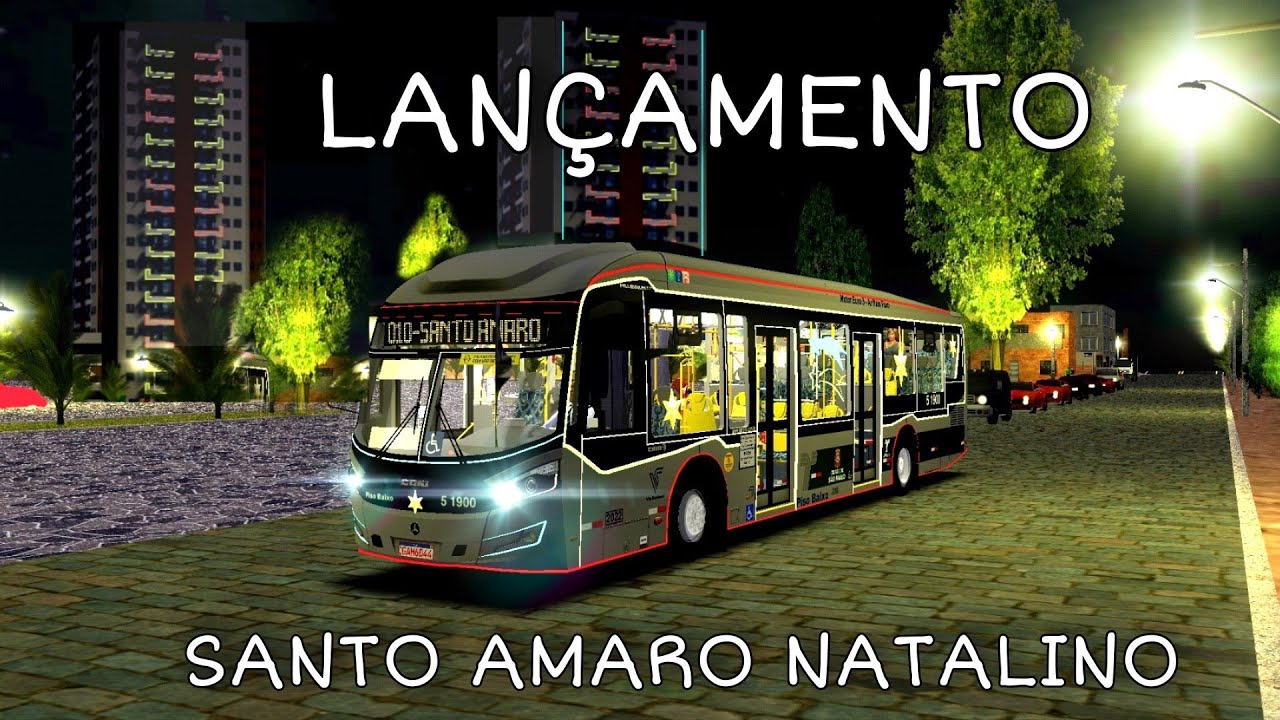 Mapa Santo Amaro - Proton Bus Simulator