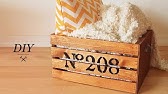How To Make a useful Storage crate out of an old wood pallet - YouTube