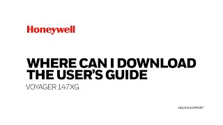 Where can I download the Voyager 147xg Users Guide
*For Sales Inquiry* - https://sps.honeywell.com/us/en/contact-us/productivity?utm_source=youtube-or&utm_medium=social&utm_campaign=tech_support_videos_barcode_scanners
Where can I download the Voyager 147xg Users Guide? / ¿Dónde puedo descargar la guía del usuario de Voyager 147xg? / Dove posso scaricare la Guida per lutente di Voyager 147xg / Onde posso baixar o Guia do usuário da Voyager 147xg /
Wo kann ich das Voyager 147xg-Benutzerhandbuch herunterladen? / Voyager 147xg Kullanım Kılavuzunu nereden indirebilirim?
Follow #Honeywell on social media:
YouTube: http://hwll.co/YouTubeSubscribe
LinkedIn: https://www.linkedin.com/company/honeywell/
Twitter: https://twitter.com/honeywell
Facebook: https://www.facebook.com/Honeywell/
Instagram: https://www.instagram.com/honeywell/
Learn more:
Careers at Honeywell: https://careers.honeywell.com/
The latest stories about our technology and people: https://www.honeywell.com/en-us/news
The future is what we make it: https://www.honeywell.com/us/en/future Where can I download the Voyager 147xg Users Guide