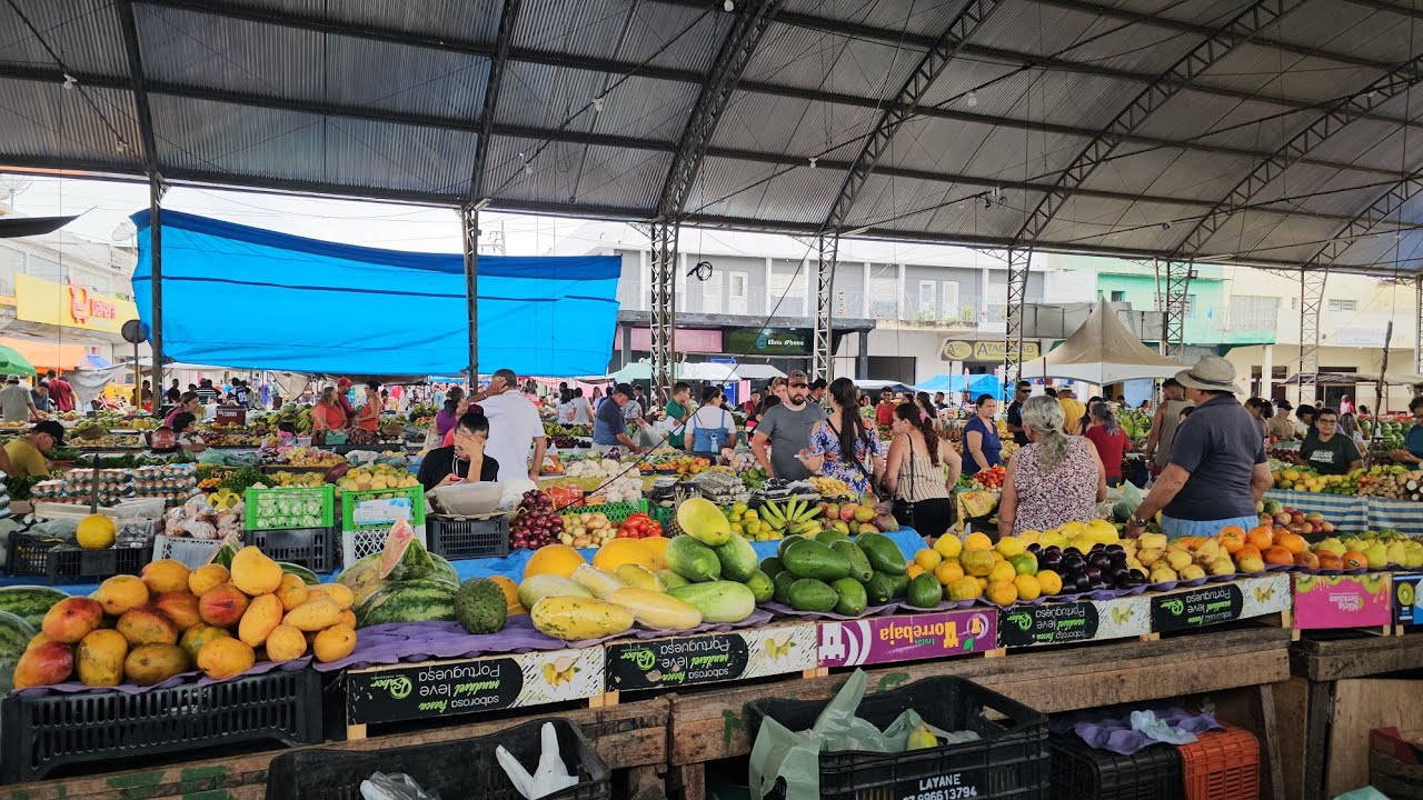 Feira livre de São José do Egito PE em 28-02-26