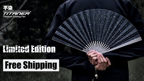 Now on Kickstarter: Titaner Titanium Folding Fan/ EDC Fan/ Window Breaking Tool