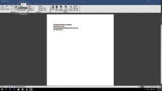 How to add line numbers in Word 2016