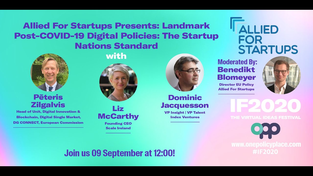 IF2020: Post-COVID-19 Digital Policies: The Startup Nations Standard