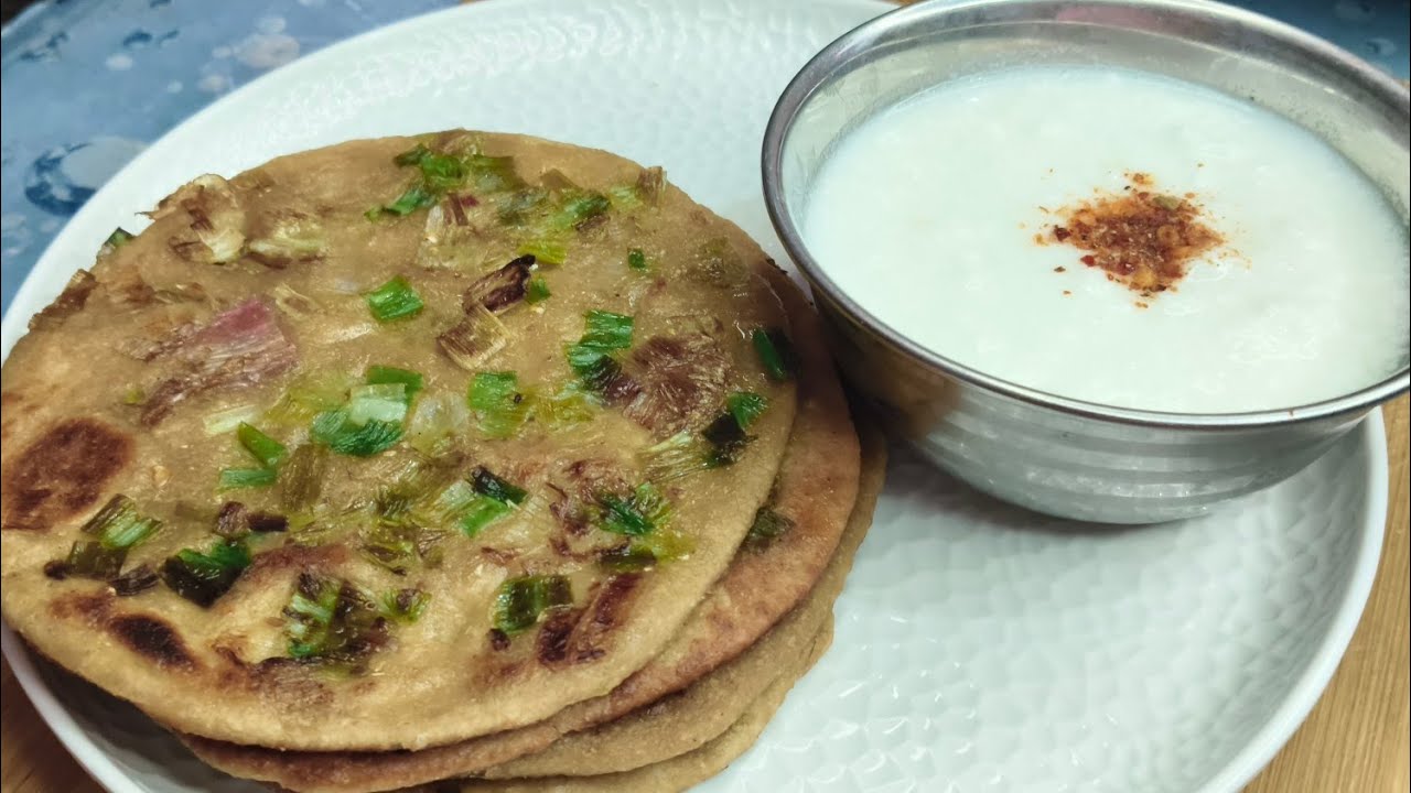 Spring Onion Instant Healthy Breakfast Recepi 😋👍 हरि प्याज का बहुत ही स्वादिष्ट और हेल्दी नाश्ता 😋👍🤤