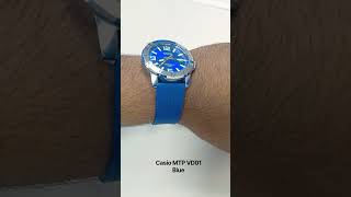 #Casio #MTP #VD01 #BLUE #automatic #casiowatch #casiowatch #citizen #horology #japan #quartz #seiko