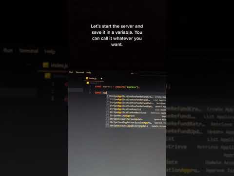 Set up a Node & Express Server in 1min | Javascript Backend Tutorial 2023