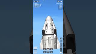 Crew Dragon test #sfs #spaceflightsimulator #crewdragon #spacex