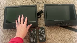 WONNIE 10.5' Two Car DVD Player Review