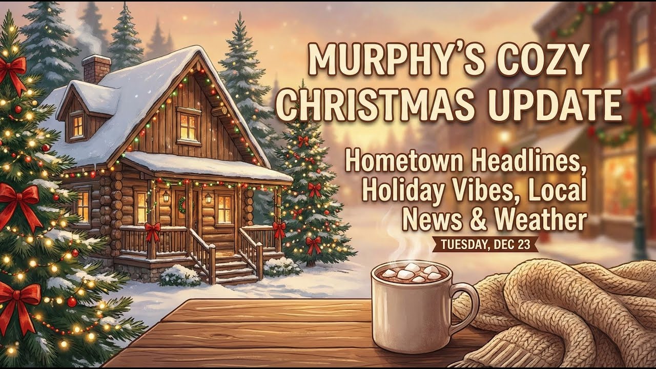 Murphy Morning Show — Dec 23 2025: Holiday Hometown News and Three-Day Murphy Weather + Lights