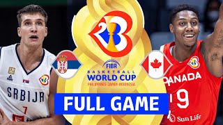 SEMIFINALS: Serbia v Canada | Full Basketball Game | FIBA Basketball World Cup 2023