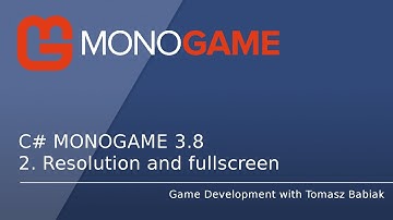 2. Monogame 3.8 C# - Resolution and fullscreen #GAMEDEV