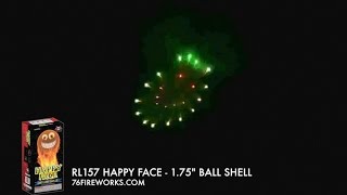 RL157 Happy Face - 1.75 ball shell