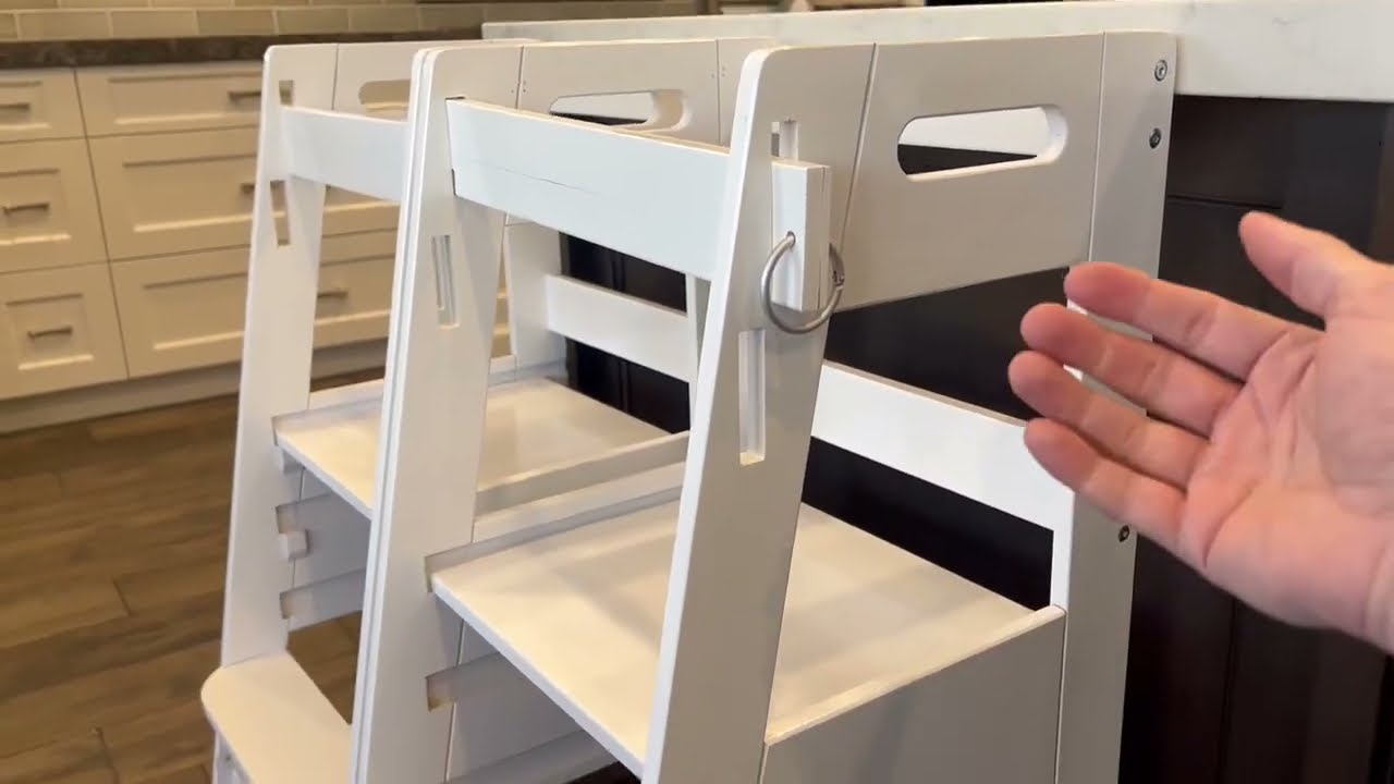 TOETOL Bamboo Toddler Kitchen Step Stool Review, MUST HAVE FOR YOUR KIDDOS