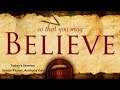 Pastor cain presents so that you may believe
