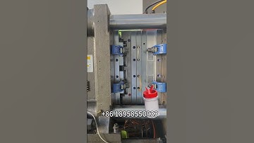 8 cavities hot runner double flip top cap mould #capmould #bottlecap