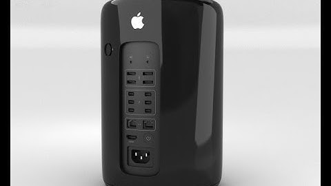 3D Model Apple Mac Pro 2013 at 3DExport.com