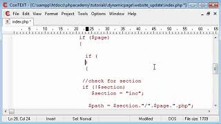 PHP Tutorials  Dynamic pages Security update 2