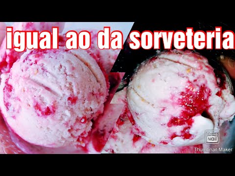 Vídeo: Como Fazer Sorvete De Framboesa