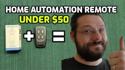 DIY Home Automation Remote Under $50 with Shelly Uni