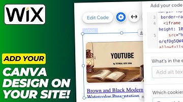 How to Embed Canva Code on WIX | Add Your Canva Design on WIX in a Minutes! - 2025 (Full Guide)