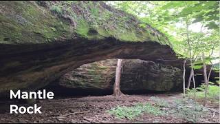 Mantle Rock in Kentucky
The Mantle Rock Archaeological District is located in Livingston County, Kentucky near the unincorporated community of Joy. It is a site on the Trail of Tears National Historic Trail, as the Native Americans once passed by here and stayed for a short time under the arch. The arch is the largest natural arch east of the Mississippi River.
Also included in the video is Berrys Ferry, just a few miles west of Mantle Rock. Mantle Rock in Kentucky