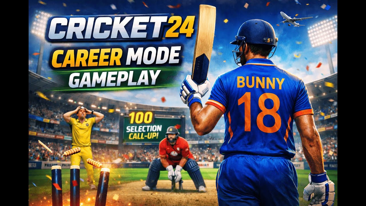 Cricket 24 Career Mode 🔥 | Noob to Pro Journey | Episode 1 