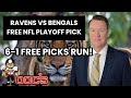 NFL Picks - Baltimore Ravens vs Cincinnati Bengals Prediction, 1/15/2023 Playoff NFL Free Picks