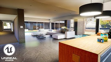 Interactive Architectural Visualization - Modern House (UE5 Lumen)