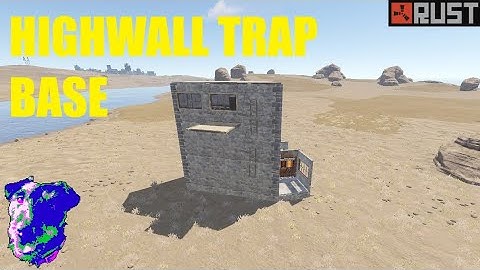 Stone HighWall Trap Base - Rust 2022 Base Design
