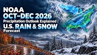 NOAA October-December 2026 Precipitation Outlook Explained | U.S. Rain and Snow Forecast