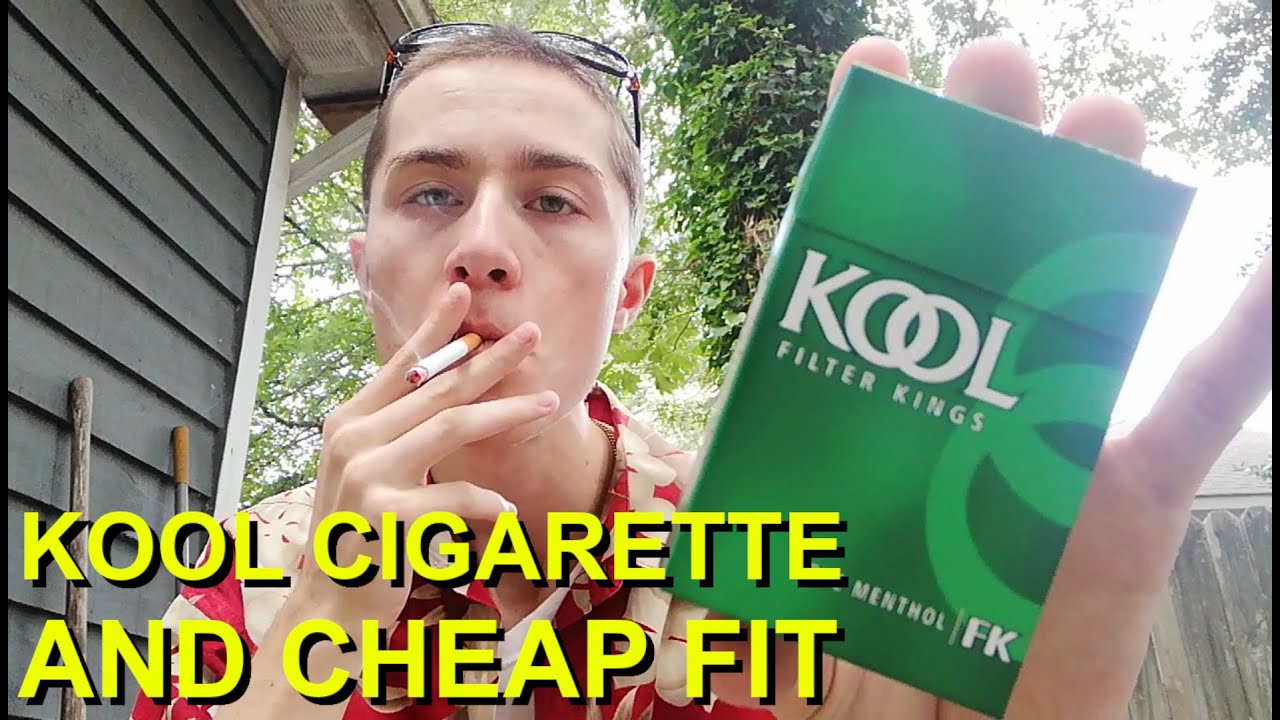 SMOKING A KOOL MENTHOL CIGARETTE + CHEAP THRIFTED FIT YouTube
