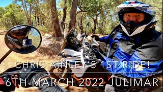 Chris Ainley’s 1st dirt ride in Julimar 6 March 2022